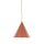 Lampe à suspendre métal Ø 32 cm H : max. 165 cm Rouge rétro E27