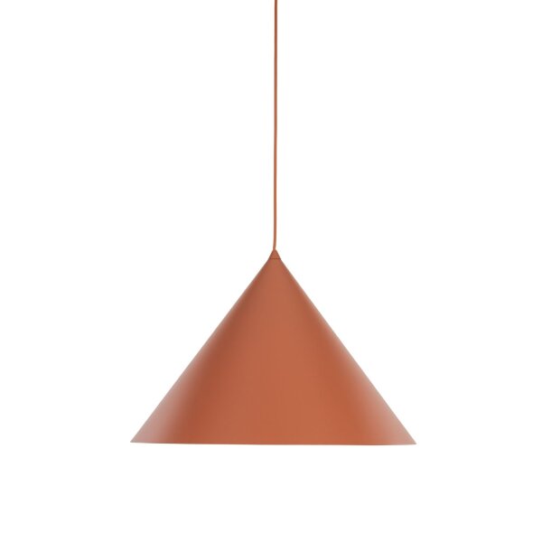 Suspension Retro Ø 50 cm H : max. 170 cm réglable E27 rouge