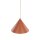 Suspension Retro Ø 50 cm H : max. 170 cm réglable E27 rouge