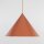 Suspension Retro Ø 50 cm H : max. 170 cm réglable E27 rouge