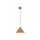Suspension métal Ø 19 cm H : max. 155 cm Rouge E27 Retro