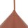 Suspension métal Ø 19 cm H : max. 155 cm Rouge E27 Retro