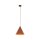 Lampe à suspendre métal rouge Ø 25 cm H : max. 160 cm E27 Retro