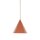 Lampe à suspendre métal rouge Ø 25 cm H : max. 160 cm E27 Retro