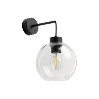 Applique Boule Abat-jour Verre E27 H : 28 cm L : 18 cm...