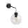 Applique Boule Abat-jour Verre E27 H : 28 cm L : 18 cm KALETE