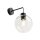 Applique Boule Abat-jour Verre E27 H : 28 cm L : 18 cm KALETE