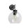 Applique Boule Abat-jour Verre E27 H : 28 cm L : 18 cm KALETE