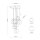 Suspension verre fumé 7x E27 ajustable Abat-jour sphérique