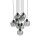 Suspension verre fumé métal H : max. 140 cm 9x E27