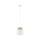 Suspension Tissu Jute E27 Ø 20 cm H : max. 160 cm Blanc Naturel