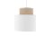 Suspension Tissu Jute E27 Ø 20 cm H : max. 160 cm Blanc Naturel