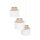 Suspension réglable tissu jute H : max. 1,1 m 3x E27