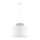 Suspension Tissu Jute E27 Ø 38 cm H : max. 1,7 m Blanc Naturel
