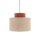 Lampe à suspendre ronde Ø 38 cm H : max. 170 cm E27 Jute Tissu