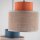 Lampe à suspendre jute tissu E27 réglable 3-flamme rétro multicolore