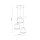 Lampe à suspendre jute tissu E27 réglable 3-flamme rétro multicolore