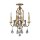Lustre CANDELA 14 bronze antique raccourcissable Ø41cm Lampe