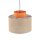 Suspension ronde E27 Ø 38 cm H : max. 170 cm Jute Tissu