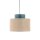 Lampe à suspendre réglable jute tissu E27 ronde Ø 38 cm BRADY