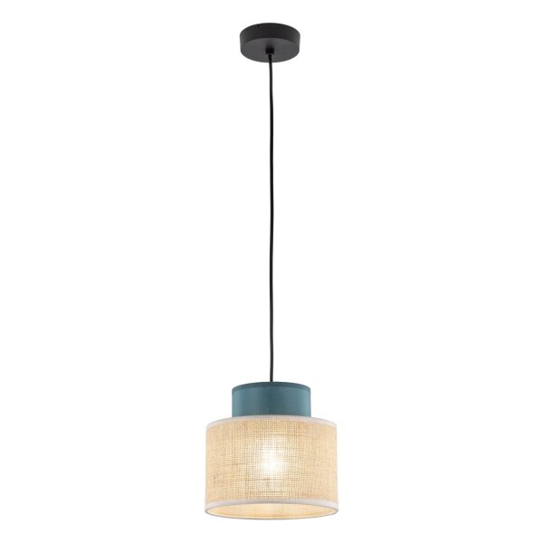 Suspension petite Ø 20 cm ajustable jute tissu E27
