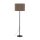 Lampadaire Moderne 165 cm Métal Jute E27 Noir Marron