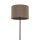 Lampadaire Moderne 165 cm Métal Jute E27 Noir Marron