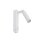 Applique avec interrupteur H : 22 cm orientable Blanc Métal G9