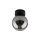 Plafonnier rond Ø 12 cm H : 15 cm petit verre fumé G9 sphère