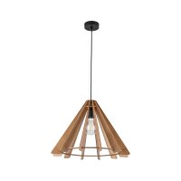 Suspension en bois E27 Ø 50 cm H : max. 160 cm...