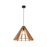 Suspension en bois E27 Ø 50 cm H : max. 160 cm...