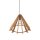 Suspension en bois E27 Ø 50 cm H : max. 160 cm réglable
