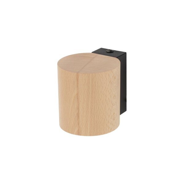Applique murale bois métal GU10 H : 8,5 cm petit downlight