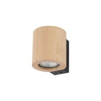 Applique murale bois métal GU10 H : 8,5 cm petit...