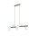 Suspension métal bois verre L : 117 cm H : max. 125 cm 9x G9