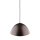 Suspension Métal Marron Ø 34 cm rond H : max. 165 cm E27