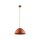 Suspension ronde Ø 34 cm H : max. 165 cm Rouge Métal E27