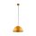 Lampe à suspendre métal Ø 34 cm H : max. 165 cm réglable jaune E27