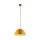 Lampe à suspendre métal Ø 34 cm H : max. 165 cm réglable jaune E27
