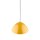 Lampe à suspendre métal Ø 34 cm H : max. 165 cm réglable jaune E27