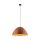 Lampe à suspendre métal Ø 50 cm réglable H : max. 170 cm rouge E27