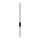 Applique LED 108 cm de haut indirecte 3000 K 2524 lm noir