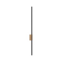 Applique LED métal bois 108 cm de haut indirecte...