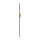 Applique LED métal bois 108 cm de haut indirecte noire 3000 K