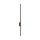 Applique LED lumière indirecte 3000 K 108 cm de haut métal bois