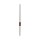 Applique LED lumière indirecte 3000 K 108 cm de haut métal bois
