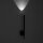 Applique LED Interrupteur rotatif 46,5 cm Métal 4000 K Noir
