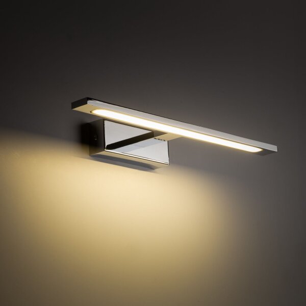 Applique LED métal 4000 K 41,5 cm long chrome SEAN