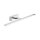 Lampe à tableau LED chrome 62 cm de long blanc neutre 4000 K métal