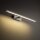 Lampe à tableau LED chrome 62 cm de long blanc neutre 4000 K métal